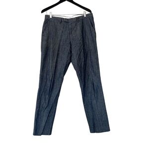 J. Crew Bowery Slim Chambray Cone Denim Pants 33x32